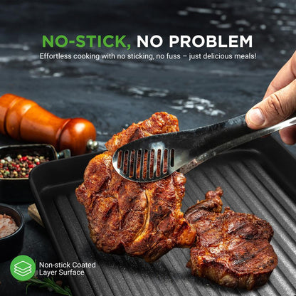 Panna grill neamhghreamaitheach 11 orlach - searing foirfe, alúmanam anodaithe crua - NCGRP38