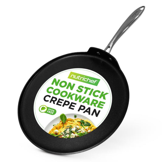 12 Nonstick Crepe Pan Even Heating Hard-Anodized Dishwasher Safe - NCHAC45