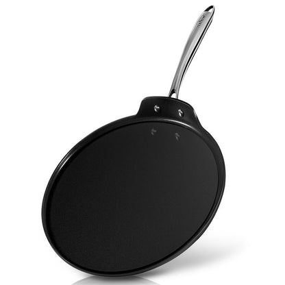 12 Nonstick Crepe Pan Even Heating Hard-Anodized Dishwasher Safe - NCHAC45