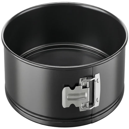 Teglia per torta a cerniera antiaderente da 9", a facile estrazione, in acciaio al carbonio nero - NCSP1BK
