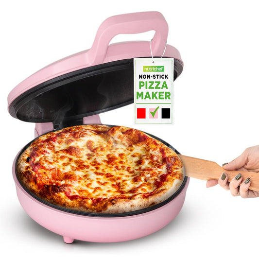 Countertop Pizza Maker Quick 12 Pizzas Non-Stick Pink - NCSW837PINK