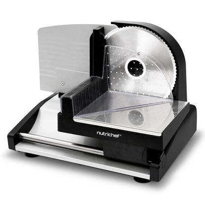 Slicer leictreach feola 200W le lann inchoigeartaithe cruach dhosmálta - NUGJ801